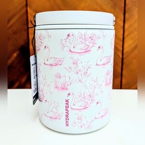 New Hydrapeak Food Jar Ribbon Pink Swan Insulated Lunch Container